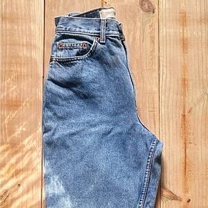 REVERSE GAP Straight Blue Jeans 100% cotton